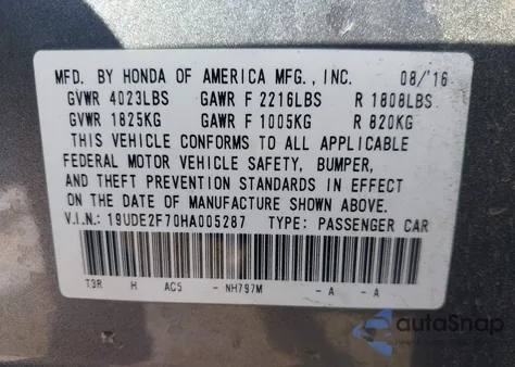 2017 Acura Ilx Premium Package/Technology Plus Package z USA, uszkodzony, nr VIN 19UDE2F70HA005287